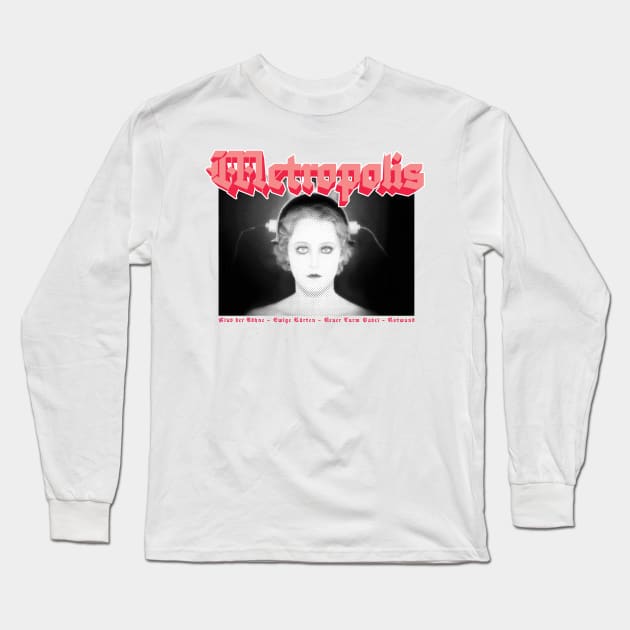 Metropolis Movie Cult Long Sleeve T-Shirt by internethero